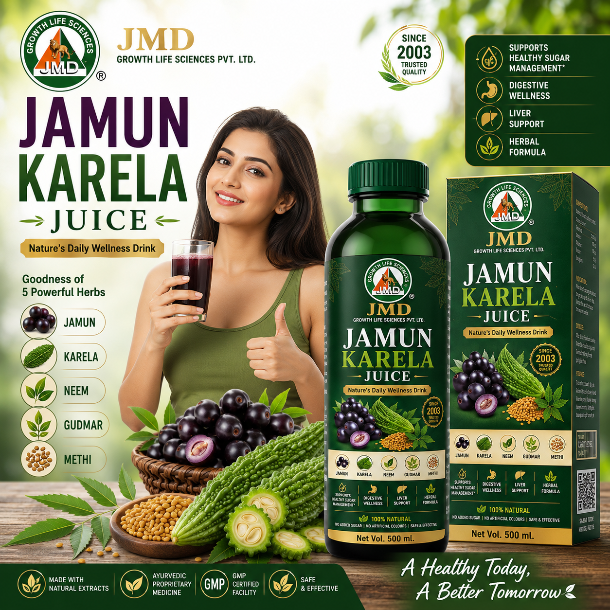 Jamun Karela Juice - Control Diabetes Naturally - Image 2
