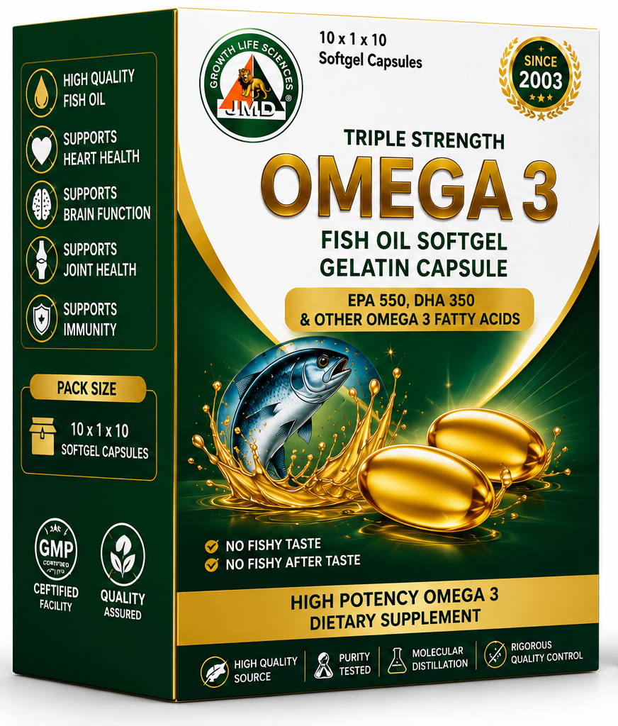 Triple Strength Omega 3 Fish Oil Softgel Capsule - Image 2