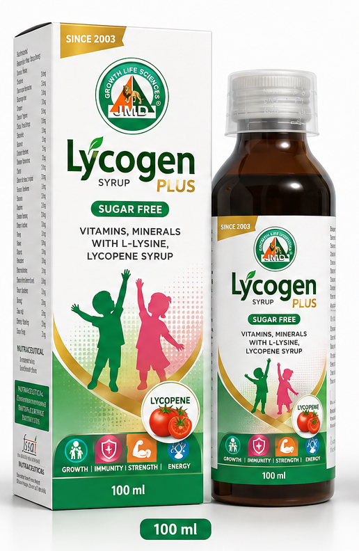 Lycogen Plus Multivitamin Syrup Sugar Free - Image 3