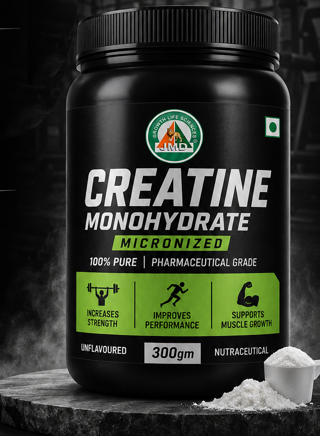 Boost Muscle Growth with JMD Growth Creatine Monohydrate - Premium Supplement for Strength and Endurance