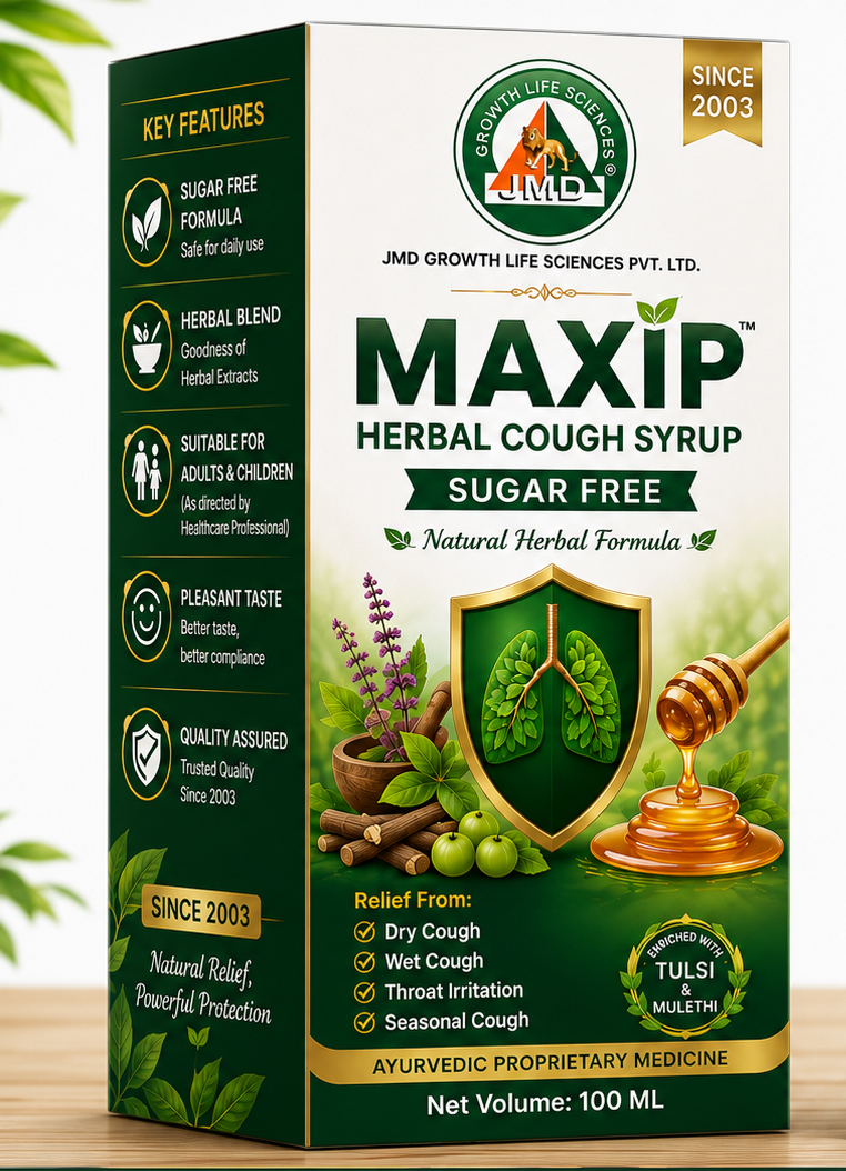 Maxip Cough Syrup Sugar Free